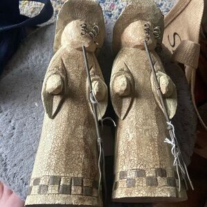 Set of 2-Sarah’s attic carved witches 20